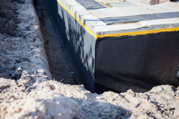 Residential Waterproofing installation at a Clarklake, MI home by SJ Waterproofing Pros